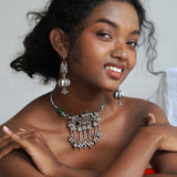 Devi feet necklace