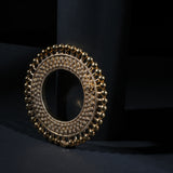 Gold plated vintage bangle