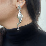 Jhasa fish earrings
