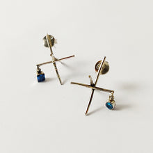 Criss cross earrings