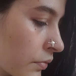 Diamond nose pin