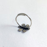 Flower power toe ring