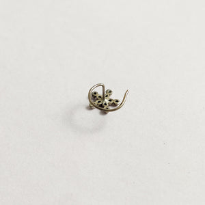 Phool moti nose pin