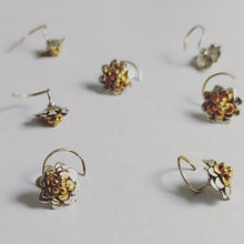 Bloem nose pin (two toned)