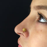 Bloem nose pin