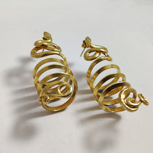 Coil earrings