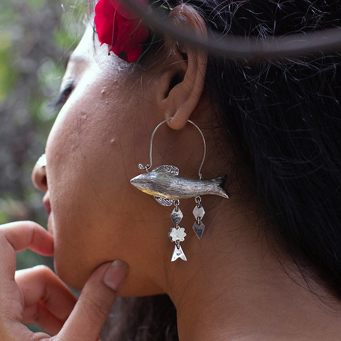 Fish earrings