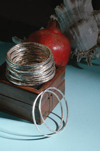 Hammered bangle