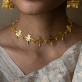 Mirage necklace with gold plating
