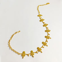 Mirage necklace with gold plating
