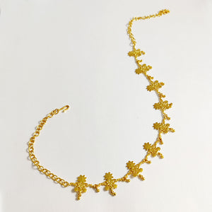 Mirage necklace with gold plating
