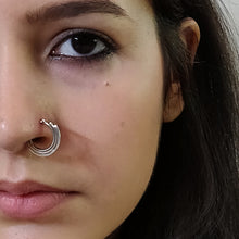 Layered nose ring (left + right side)