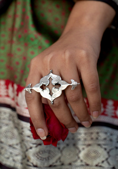 Paper fold ring