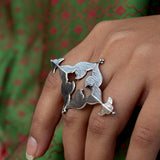 Paper fold ring