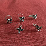 Pinwheel nose pin
