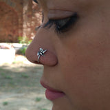 Pinwheel nose pin