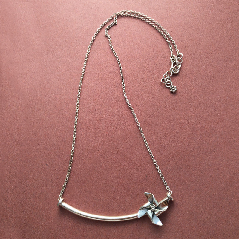 Pinwheel necklace