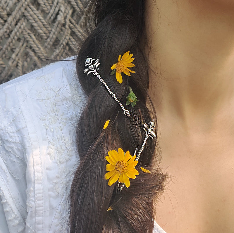 Tribhuj hair pin